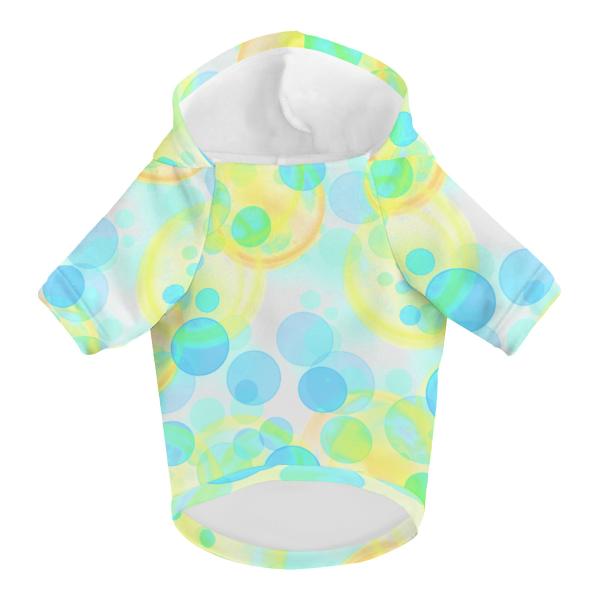 Hunde-Hoodie, Hundemotiv Paolo – bunte Popart, gemütlich, waschbar, Polyster